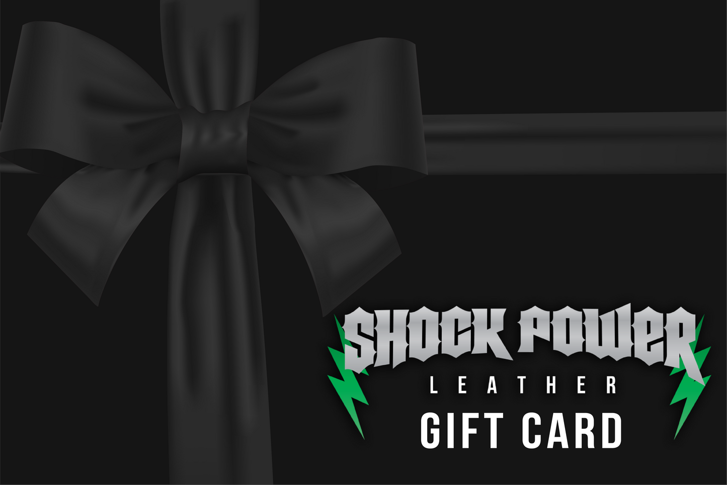 SHOCK POWER LEATHER GIFT CARD