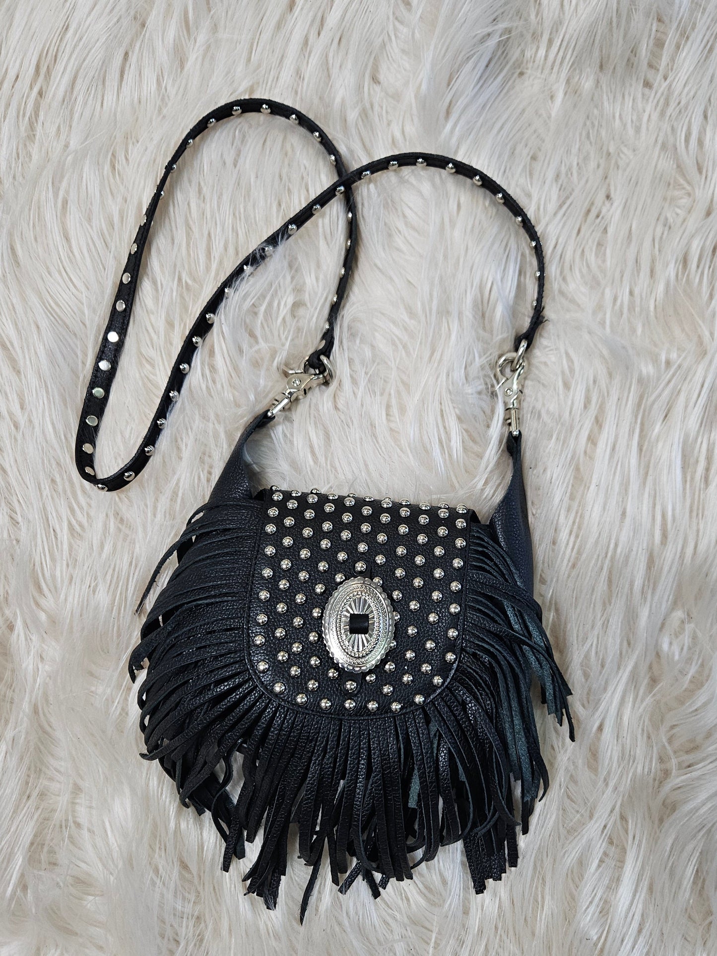 WRATHCHILD MINI FRINGE PURSE
