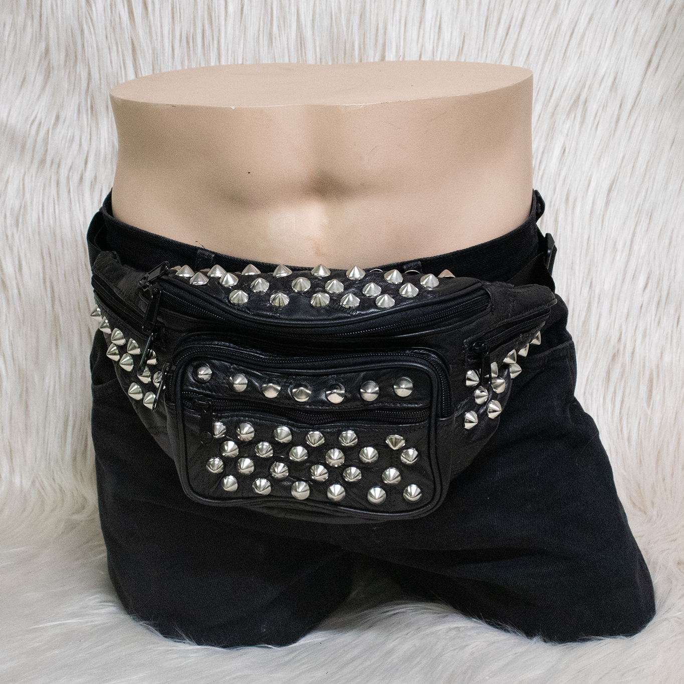 CONE STUD FANNY PACK