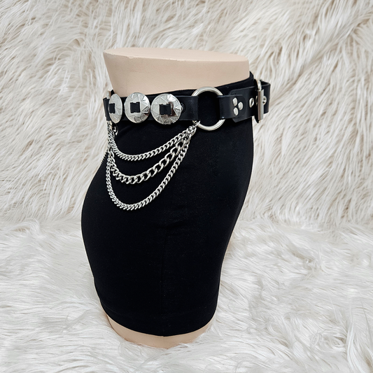 TRIPLE CONCHO BELT